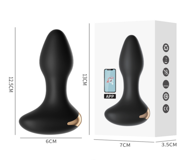 App Controlled Anal Plug Vibrator