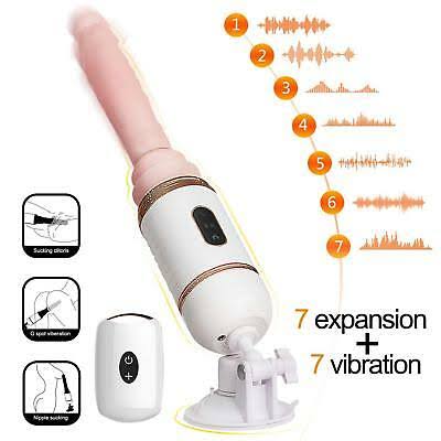 Thrusting Sex Machine Realistic Dildo