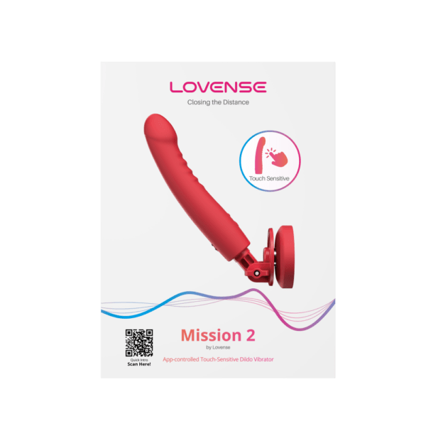 Lovense Mission 2 Touch-Sensitive Dildo Vibrator [Authorized Reseller] - Image 4