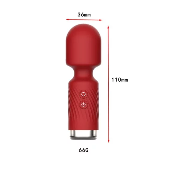 Women’s Mini Wand Massager Rechargeable Sex Toy - Image 3